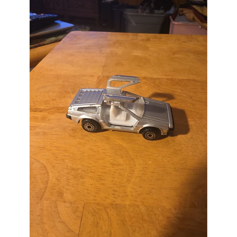 Vintage Zylmex Zee P374 De Lorean Hong Kong Rare Silver Working Doors
